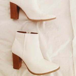 White booties